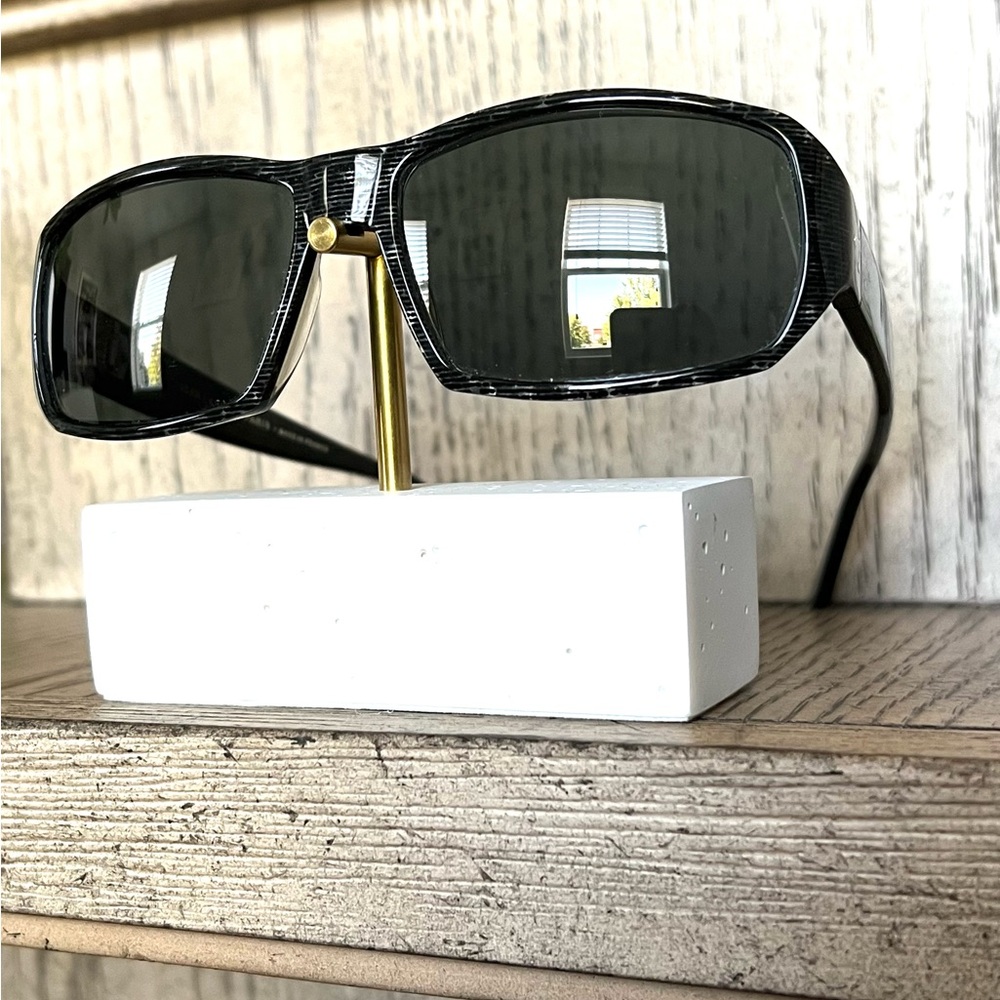 Jean Lafont Sunglass Bandit Black and Gray. Made in France